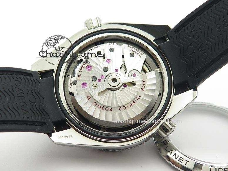 0411 Colorful Planet Ocean SS Bp Maker 45mm Black Bezel On Black Rubber Strap A 8219